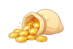 一桶金币